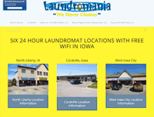Tablet Screenshot of laundromania.com